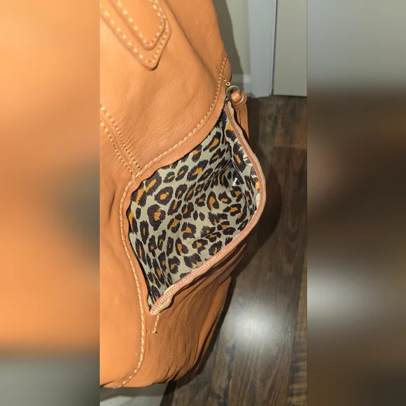 EUC! Maurizio Taiuti Brown Leather Bag - Picture 7 of 13